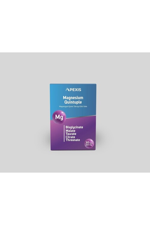 Apexis - Apexis Magnesium Quintuple 30 Tablet