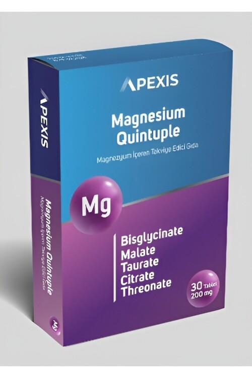 Apexis Magnesium Quintuple 30 Tablet