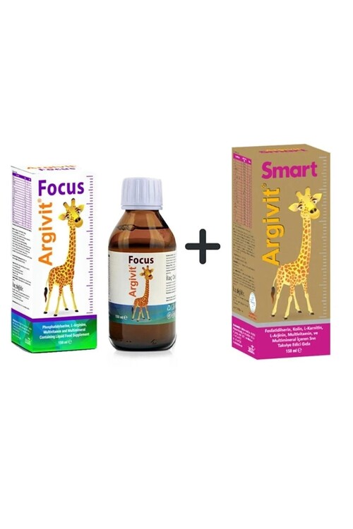 Argivit - Argivit Focus Şurup 150 ml + Smart Şurup 150 ml