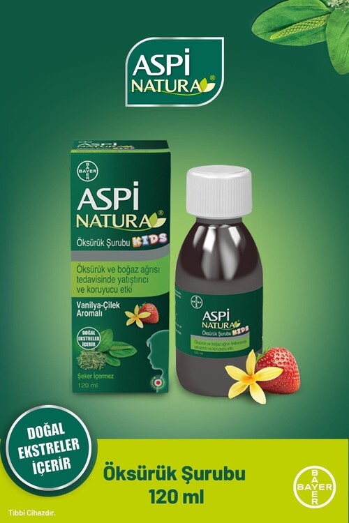 Aspi Natura Kids Öksürük Şurubu 120 ml