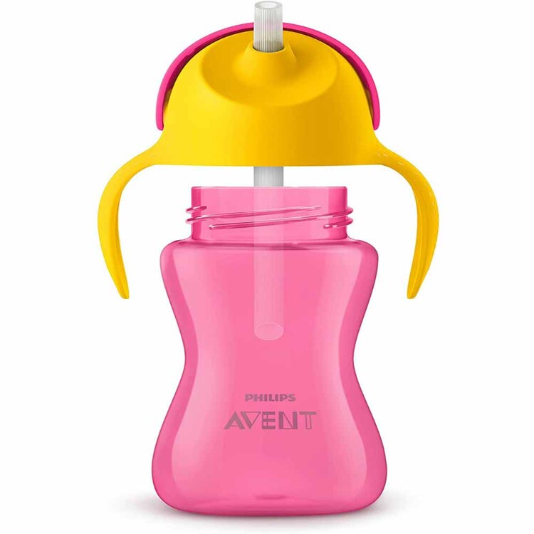 Avent Pipetli Damlatmaz Bardak Pembe 300ml 12 Ay+