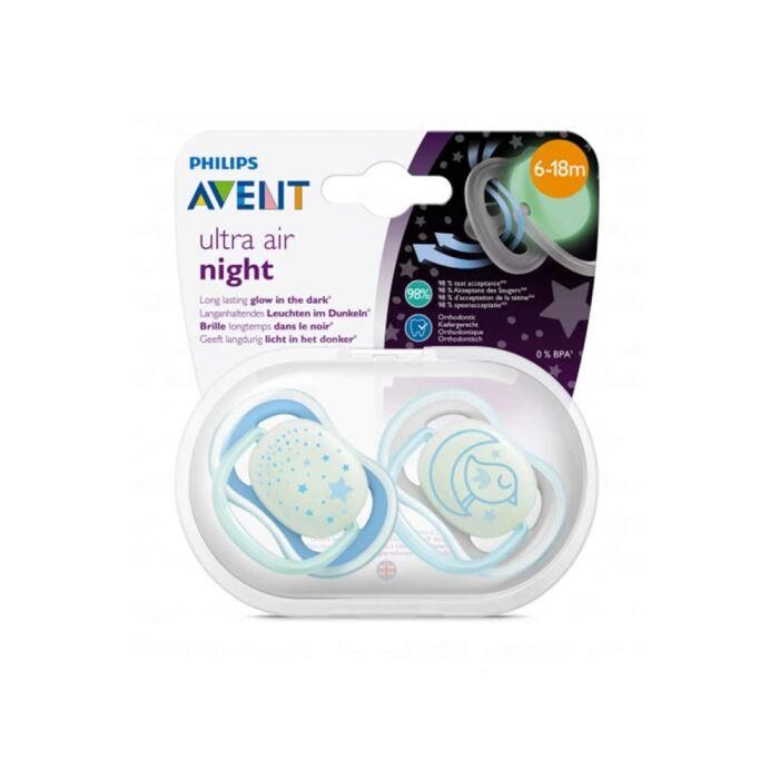 Philips Avent - Avent Ultra Air Night Emzik 2li 6-18 Ay