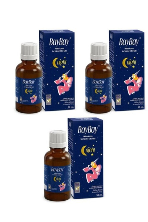 BayBay - Baybay Night Damla 50 ml 3 Adet