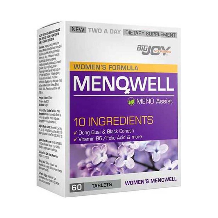 Big Joy Menowell Womens Formula 60 Tablet