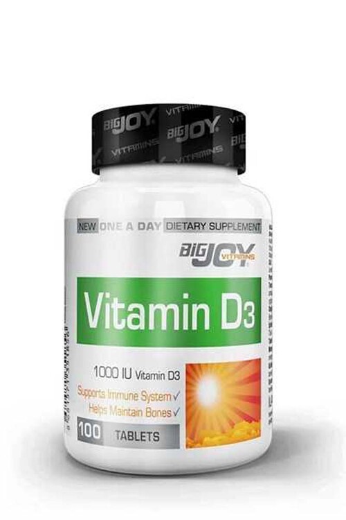Big Joy Vitamin D3 1000 IU 100 Tablet