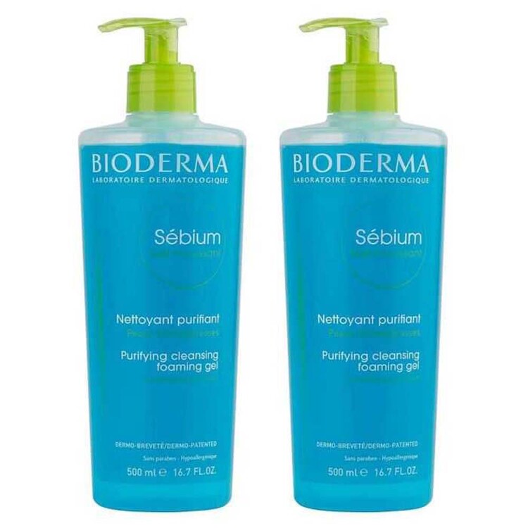 Bioderma - Bioderma Sebium Foaming Gel 500ml İkiz Set