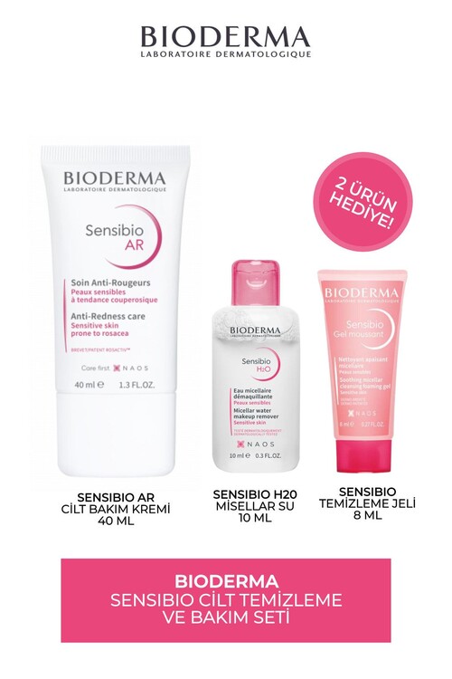 Bioderma - Bioderma Sensibio Cilt Temizleme ve Bakım Seti