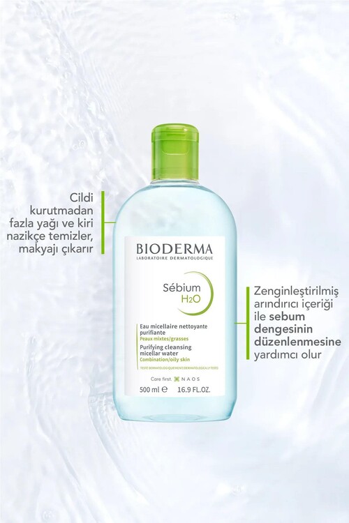 Bioderma Yağlı/Karma Ciltler İçin Sebium Cilt Temizleme Seti (Dermaroller Hediyeli!)