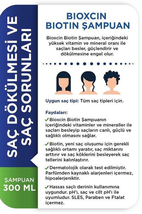 Bioxcin Biotin Şampuan 300ml