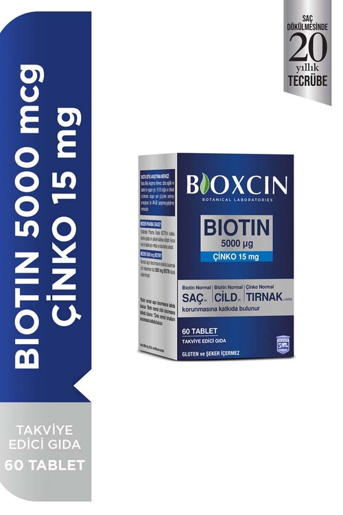 Bioxcin - Bioxcin Biotin Tablet 5000mcg Takviye Edici Gıda 6