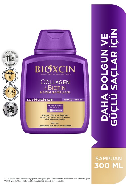 Bioxcin Collagen & Biotin Şampuan 300ml