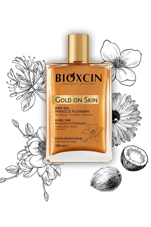 Bioxcin - Bioxcin Gold On Skin Altın Parıltılı Kuru Yağ 100 