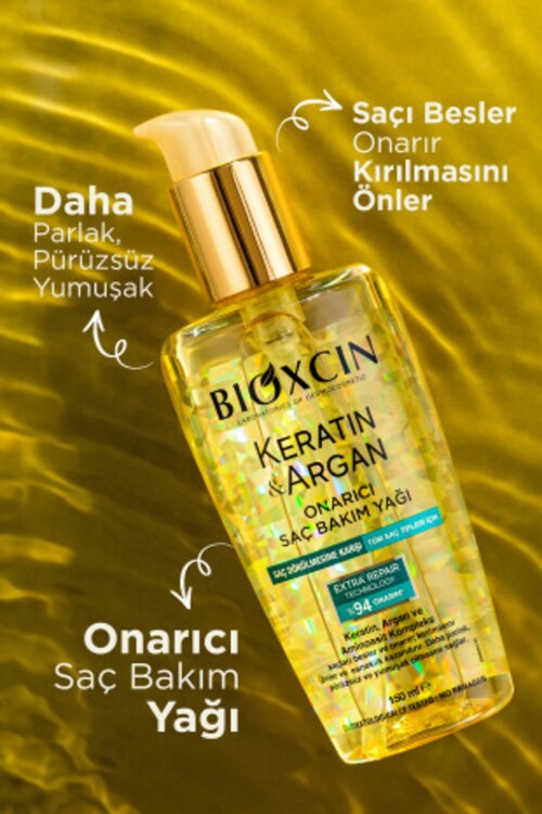 Bioxcin Keratin & Argan Onarıcı Saç Bakım Yağı 150