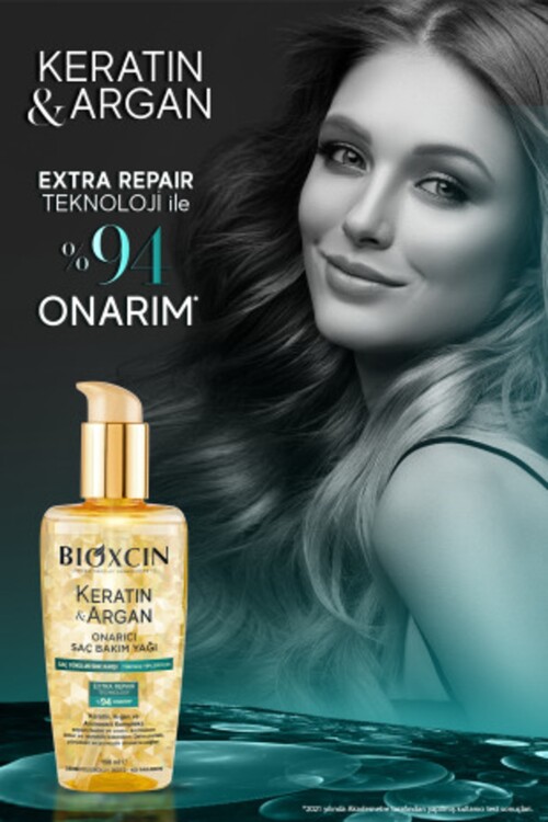 Bioxcin Keratin & Argan Onarıcı Saç Bakım Yağı 150