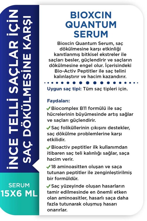 Bioxcin Quantum Serum 15 x 6 ml