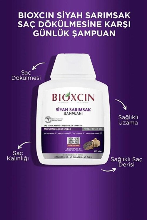 Bioxcin Quantum Saç Dökülmesine Karşı Siyah Sarıms