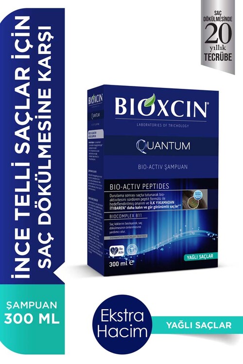 Bioxcin Quantum Yağlı Saçlar İçin Şampuan 300 ml