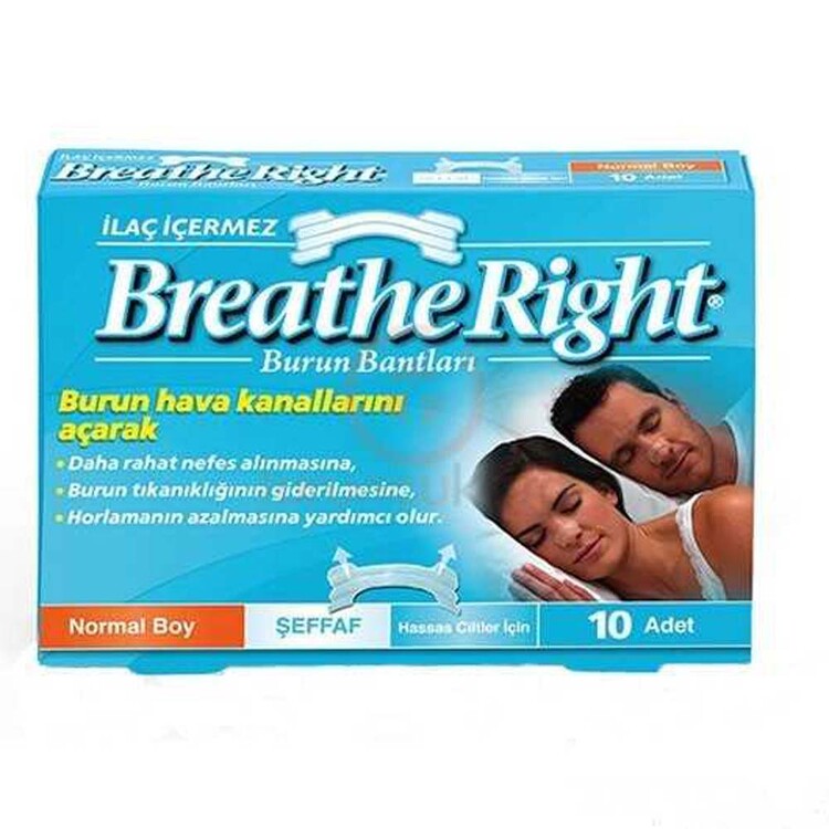 gsk - Breathe Right Burun Bandı Şeffaf Normal Boy