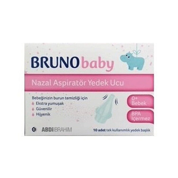 Bruno Baby - Bruno Nazal Aspiratör Yedek Uç 10lu