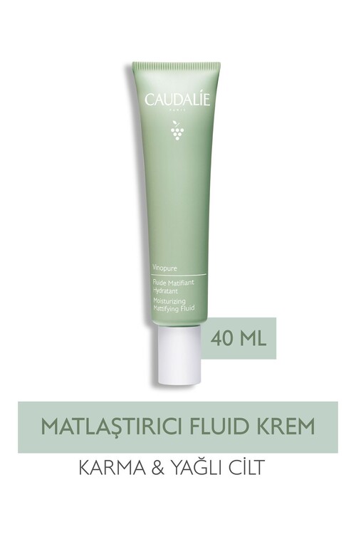 Caudalie - Caudalie Vinopure Matlaştırıcı Fluid Krem 40 ml