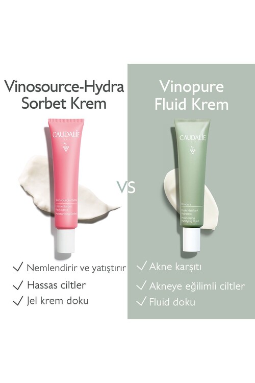 Caudalie Vinopure Matlaştırıcı Fluid Krem 40 ml