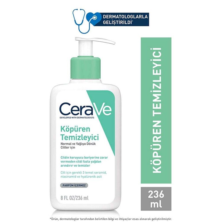 Cerave Foaming Cleanser Normal & Yağlıya Dönük Cil