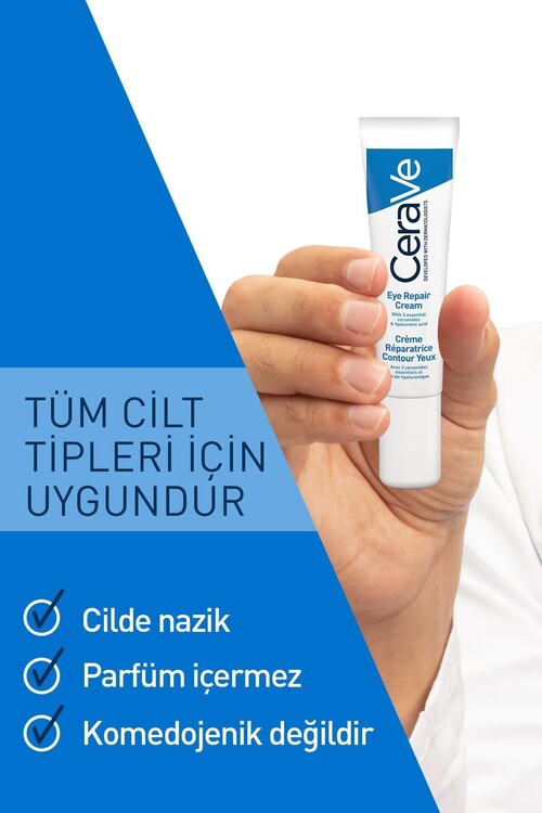 Cerave Koyu Halka ve Göz Altı Torba Görünümü Karşı