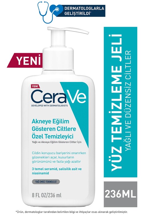 CeraVe - Cerave Yağlı ve Düzensiz Cilter Yıkama Jeli 236ml