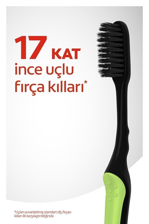 Colgate Mikro Ince Charcoal Diş Fırçası 1+1