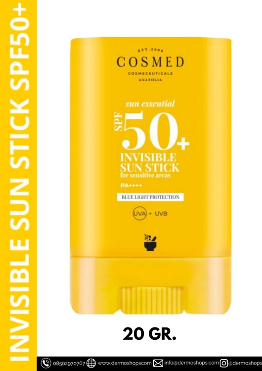 COSMED - Cosmed Invisible Sun Stick Spf 50 20 Gr