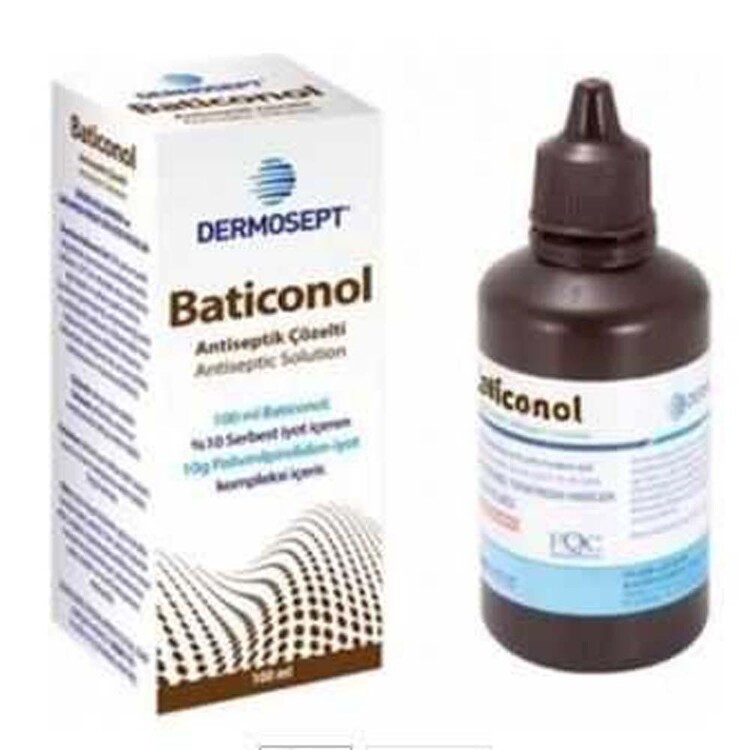 Dermosept - Dermosept Baticonol 50 Ml Solusyon