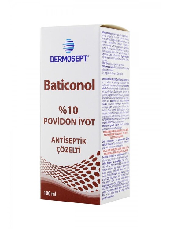 Dermosept - Dermosept Baticonol Antiseptik Çözelti 100 ml