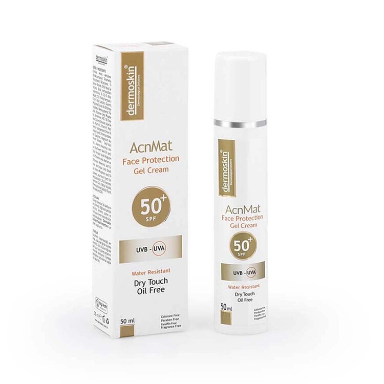 Dermoskin Acne Mat Face Protection Gel Cream Spf50