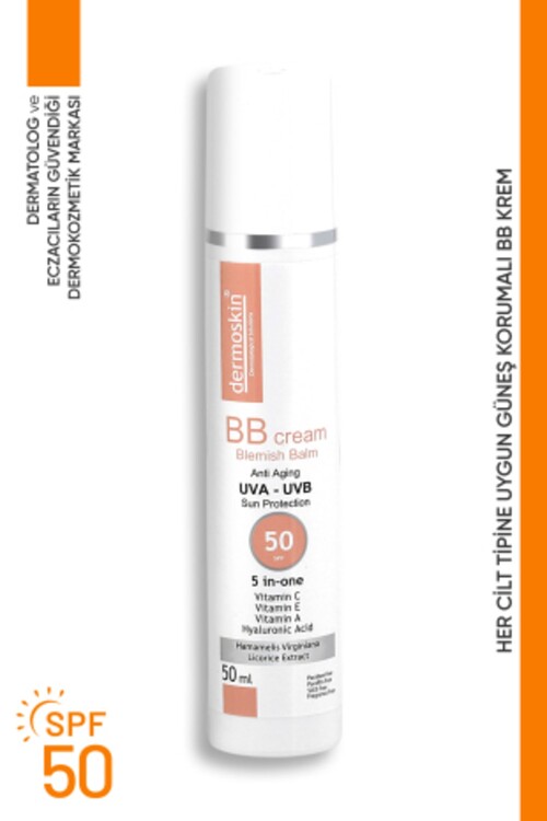 Dermoskin BB Krem SPF 50+ 50Ml