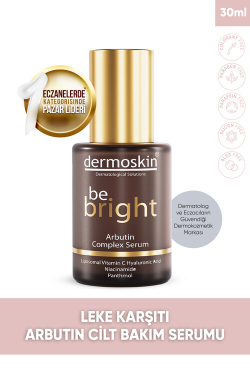 Dermoskin - Dermoskin Be Bright Arbutin Cilt Bakım Serumu ( Ar