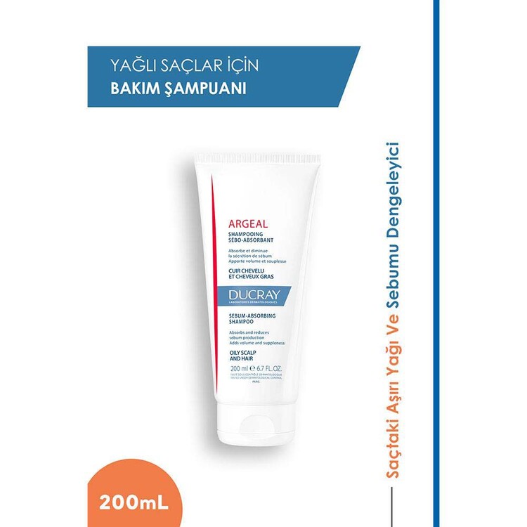 Ducray Argeal Sebum Düzenleyici Şampuan 200 ml