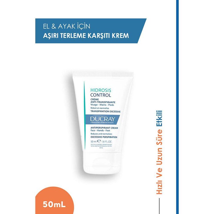 Ducray Hidrosis Control Terleme Karşıtı Krem 50 ml