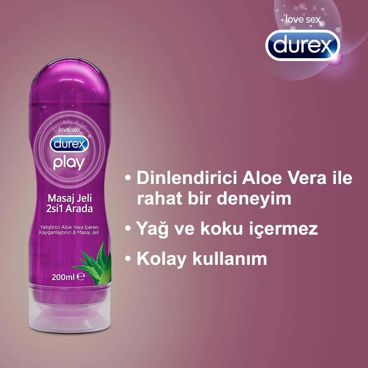 Durex Play 2in1 Aloe Vera Kayganlaştırıcı Masaj Je