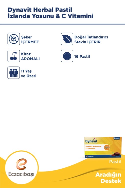 Dynavit Herbal Izlanda Yosunu & Vitamin C 16 Pasti