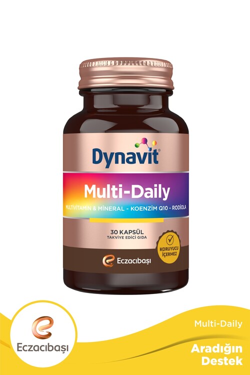 Dynavit - Dynavit Multi-daily Multivitamin 30 Kapsül