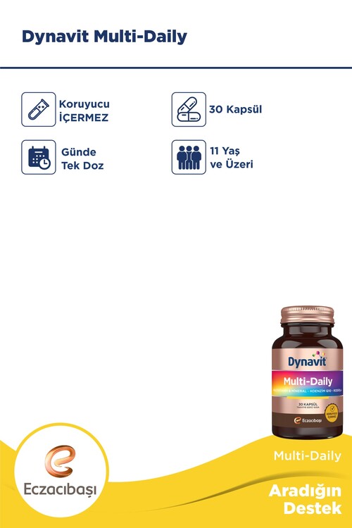 Dynavit Multi-daily Multivitamin 30 Kapsül