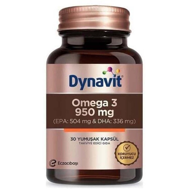 Dynavit - Dynavit Omega 3 950 mg 30 Yumuşak Kapsül