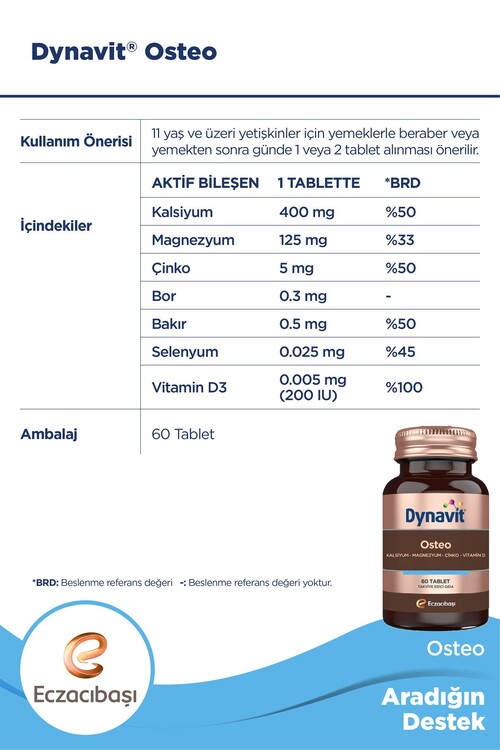 Dynavit Osteo 60 Tablet