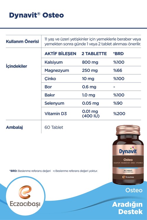 Dynavit Osteo 60 Tablet