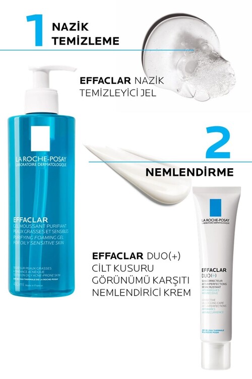 Effaclar Yağlı Ciltler İçin Cilt Kusuru Karşıtı Bakım Seti GLB20200225012