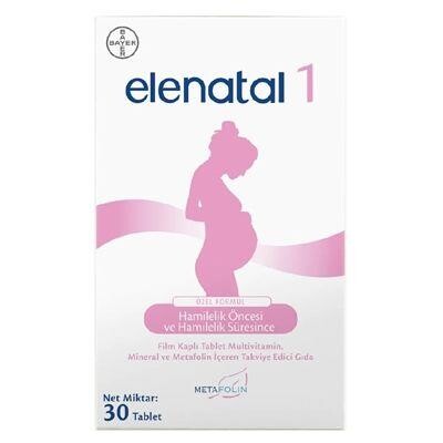Elenatal - Elenatal 1 Takviye Edici Gıda 30 Tablet