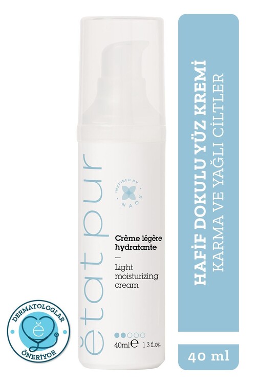 Etat Pur - Etat Pur Light Moisturizing Cream Hafif Dokulu Seb