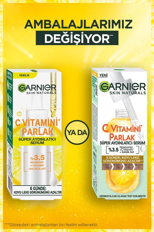 Garnier C Vitamini Parlak Süper Aydınlatıcı Serum 