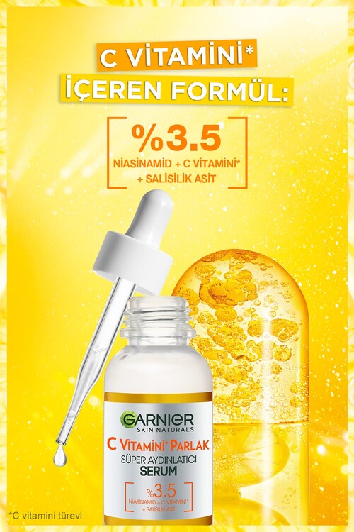 Garnier C Vitamini Parlak Süper Aydınlatıcı Serum 