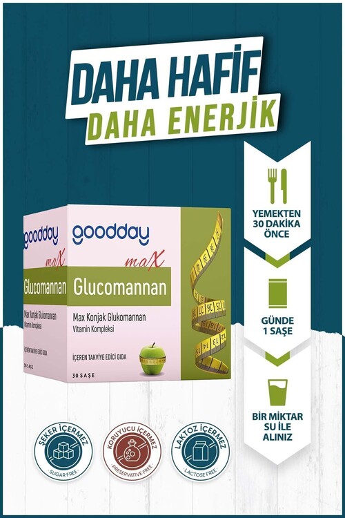 Goodday GLUCOMANNAN 30 SAŞE